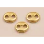 Eslabón Stailness Steel 316L 12*10*3mm Dorado / Cuentas Metálicas de Acero Inoxidable
