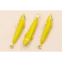 Entrepieza Pez esmaltado 32*5mm Amarillo Lima / Cuentas Metálicas de Latón / Zamak