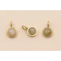 Colgante MicroBola Acero 316L con Piedra de 3mm / Cuentas Metálicas de Acero Inoxidable
