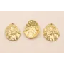 Concha Marina 25*20mm Oro Mate / Cuentas Metálicas de Latón / Zamak