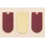 Pieza 50*25 Oro mate color Granate / Cuentas Metálicas de Latón / Zamak