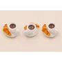 Colgante Taza y Croissant 14*7mm / Cuentas Metálicas de Latón / Zamak