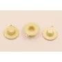 Sombrero Playa de Paja  17*5mm Oro Mate / Cuentas Metálicas de Latón / Zamak