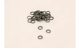 ARANDELA RED.4mm diámetro * 0,8 PLATA VIEJA / Arandelas de Latón / Zamak