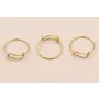 Aro de Anillo Regulable Stainless Steel 316L Oro