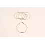 CRIOLLA HILO REDONDO 45 MM ORO VIEJO / Base Pendientes 