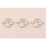 Entrepieza OLA 15mm / Cuentas Metálicas de Plata 925