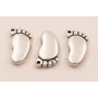 Colgante Pie 20mm longitud / Cuentas Metálicas de Latón / Zamak