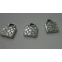 Colgante Baldosa Bilbao 8mm de lado / Cuentas Metálicas de Latón / Zamak
