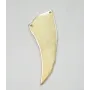 Cuerno plano 42*16mm O.Mate / Cuentas Metálicas de Latón / Zamak