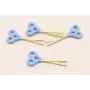 Cuenta Tijeras 25*10 esmaltadas Azul / Cuentas Metálicas de Latón / Zamak