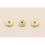Disco irregular de 4mm Dorado Mate / Cuentas Metálicas de Latón / Zamak