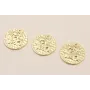 Medalla 16mm latón Dorado Horóscopo ACUARIO / Cuentas Metálicas de Latón / Zamak