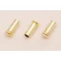 Capuchón 12*5mm Agujero 3mm Oro / Cuentas Metálicas de Latón / Zamak