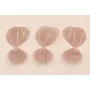 Pareja de Pétalos 50*27mm moldeables Rosa / Cuentas Metálicas de Latón / Zamak