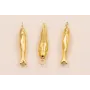 Colgante Pez Stainless 316L Steel 23*4mm  Oro / Cuentas Metálicas de Acero Inoxidable