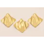 Pieza Irregular Manta Raya 35*35mm / Cuentas Metálicas de Latón / Zamak