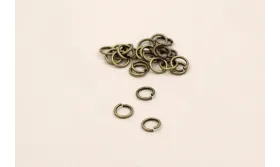 ARANDELA RED. 4mm diámetro * 0,8. ORO VIEJO / Arandelas de Latón / Zamak