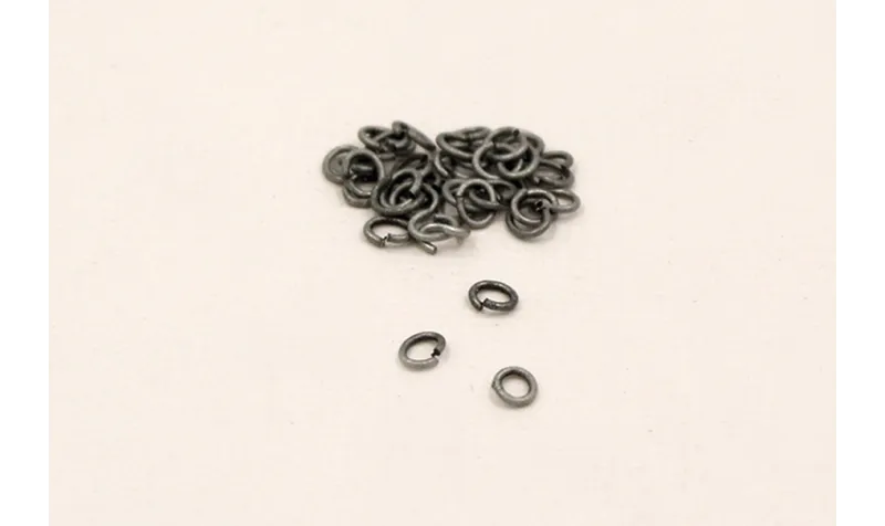 ARANDELA PEQ OVAL PLATA VIEJA 40*28*07 / Arandelas de Latón / Zamak