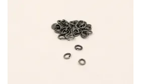 ARANDELA PEQ OVAL PLATA VIEJA 40*28*07 / Arandelas de Latón / Zamak
