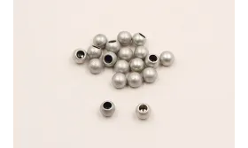 Bolita terminal / Cuentas Metálicas de Latón / Zamak
