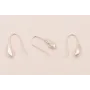 Gancho plata / Base Pendientes 
