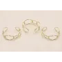 Pulsera Eslabones 24mm ancho  Dorad / Bases de Pulseras de Latón / Zamak
