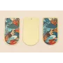 Pieza 50*25 Oro mate Mar y Corales / Cuentas Metálicas de Latón / Zamak