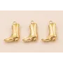 Colgante Acero 316L Bota Campera 15*10mm Oro / Cuentas Metálicas de Acero Inoxidable