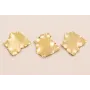 Pieza Irregular Manta Raya 20*35mm / Cuentas Metálicas de Latón / Zamak