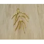 Colgante Rama Coral 38*23mm Oro Mate / Cuentas Metálicas de Latón / Zamak