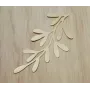 Pieza Rama Lámina Plana 43*24mm Oro Mate / Cuentas Metálicas de Latón / Zamak