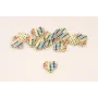 Colgante corazón Microbrillos 10*8mm / Cuentas Metálicas de Latón / Zamak