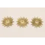 Cuenta Acero Estrella Acero 18mm Oro / Cuentas Metálicas de Acero Inoxidable