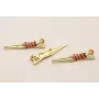 Bañista  Dorado Mate 50*10mm Morado y Naranja / Cuentas Metálicas de Latón / Zamak