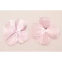 Cuenta Flor 70mm 4 pétalos Moldeable  Rosa Metal / Cuentas Metálicas de Latón / Zamak