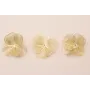 Cuenta Flor 35mm 6 pétalos moldeables Oro / Cuentas Metálicas de Latón / Zamak
