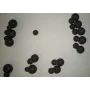 Lote Gris piezas collar razimo /Cuentas de  Plástico / Resina 
