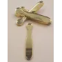 Pivote Metacrilato 54*9mm Dorado Espejo /Cuentas de  Plástico / Resina 