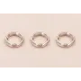 Arandela doble Plata / Arandelas de Plata 925