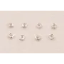 Entrepieza cuadrada Plata 925 1*1mm / Cuentas Metálicas de Plata 925
