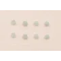 Cubo Facetado de 2,5mm Cuarzo color Agua / Semipreciosas de 