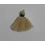 Pompon tul 25mm Beige /Cuentas de  Tela 