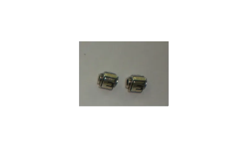 LETRA E 10*8mm / Cuentas Metálicas de Latón / Zamak
