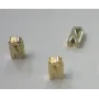 Letra Ñ 7*6*2 Oro / Cuentas Metálicas de Latón / Zamak