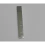 Pieza Rectángulo acero Inoxidable 40*6mm Plata / Cuentas Metálicas de Acero Inoxidable