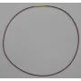 Collar acero espiral 1,4mm*42cms gr / Bases de Collares de Latón / Zamak