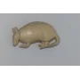 Oso Hormiguero 30*19mm oro mate / Cuentas Metálicas de Latón / Zamak