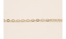 Cadena eslabón 1,5mm Baño Oro 18K-3 micras / Cadenas de Baño Oro 3 Micras 18K