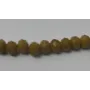 Ovni Facetado 6mm Mostaza /Cuentas de  Cristal 